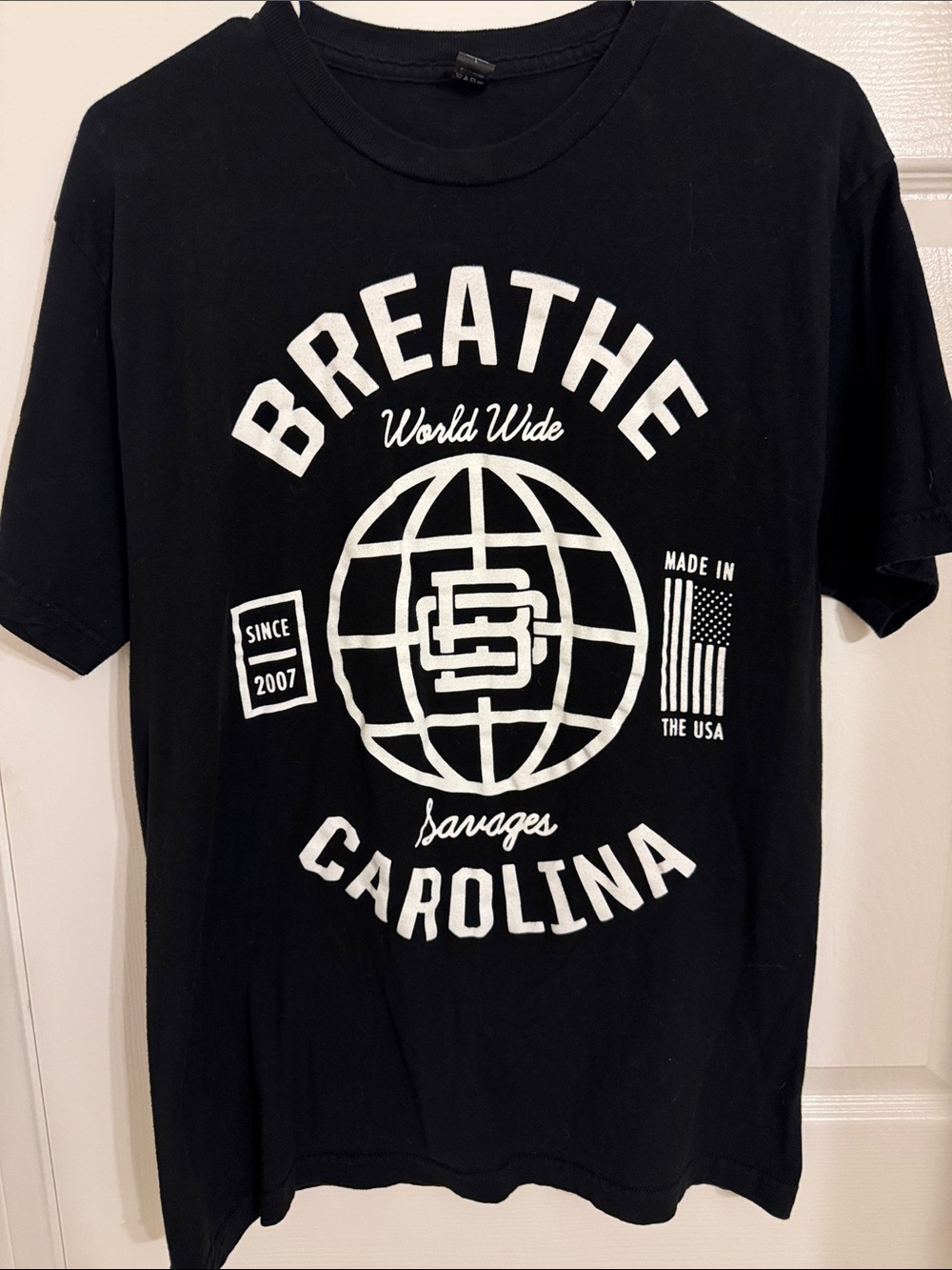 Black Graphic Short Sleeve Tee